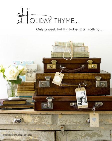 Holiday Thyme...