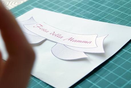 Tutorial illustrato Card Festa della Mamma - Mother's day photo tutorial