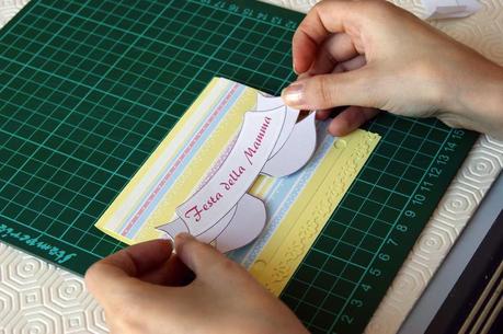 Tutorial illustrato Card Festa della Mamma - Mother's day photo tutorial