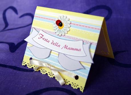 Tutorial illustrato Card Festa della Mamma - Mother's day photo tutorial