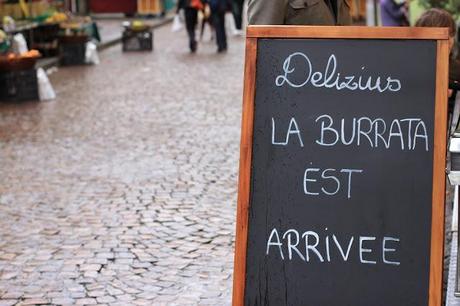 Rue Mouffetard - the great food market in Latin Quarter, Paris