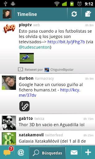  TweetTopics, un ottimo client Twitter per Android