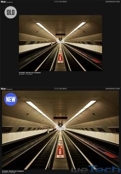 Flickr: foto del lightbox più grandi e un nuovo layout liquid che si adatta alle dimensioni del browser