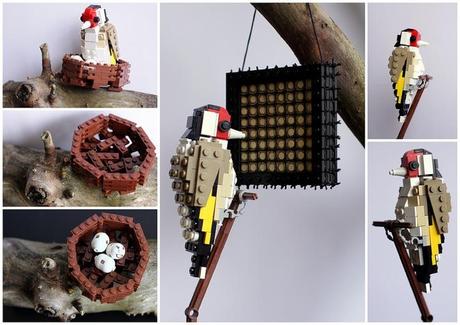 thomaspoulsombritishbirdseries6 Le sculture Lego di Thomas Poulsom