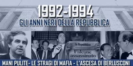 Gli Anni neri della Repubblica: l’omicidio di Falcone, l’uscita di scena di Craxi, i Referendum del ’93