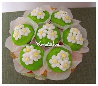 Bouquet di cupcake cocco e amarene