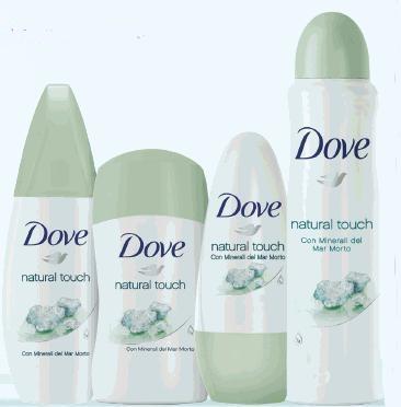 Dove Natural Touch con Sali del Mar Morto Dove Natural Touch con Sali del Mar Morto