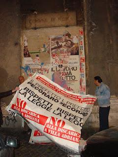 Volontari antidegrado a Via Merulana Volontari antidegrado a Via Merulana