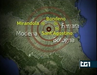Il terremoto in Emilia Romagna