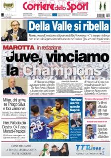 Ecco le prime pagine della Gazzetta – Corriere dello Sport – Tuttosport