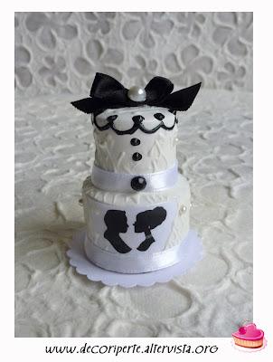 MINI WEDDING CAKE PASTA SINTETICA MINI WEDDING CAKE PASTA SINTETICA