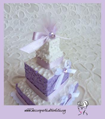 MINI WEDDING CAKE PASTA SINTETICA MINI WEDDING CAKE PASTA SINTETICA