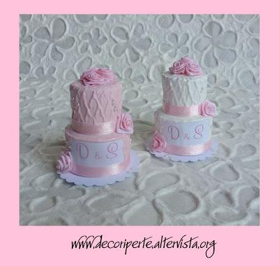 MINI WEDDING CAKE PASTA SINTETICA MINI WEDDING CAKE PASTA SINTETICA