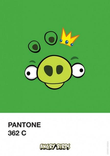 Angry Birds & Pantone