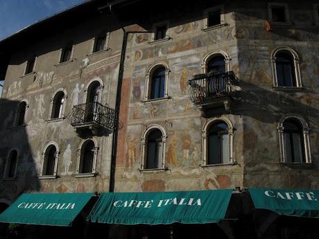 Frescoed Trento - an ancient and colored town in the East Alps