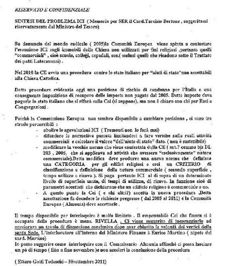 VATILEAKS: i documenti ufficiali (prima puntata)