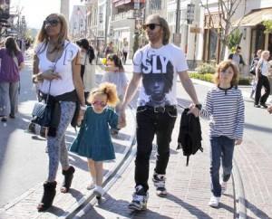 David Guetta and family