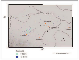 Il #terremoto in Emilia e il deposito di gas naturale sull'epicentro