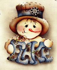 flake snowman ornament flake snowman ornament