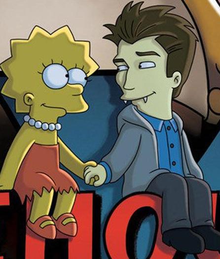 Robert Pattinson e Kristen Stewart: lui nei Simpson con Daniel Radfliffe, lei agli Scream Awards