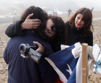 FOTO DEL GIORNO 9 OTTOBRE 2010 : IL COMPLETAMENTO DEL POZZO CHE PORTERà ALLA LIBERAZIONE DEI 33 MINATORI IN CILE