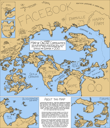 una mappa geopolitica di internet