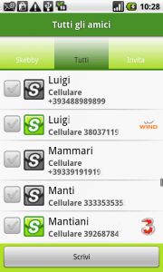 Inviare SMS Gratis da Android: Skebby 2.2 Inviare SMS Gratis da Android: Skebby 2.2