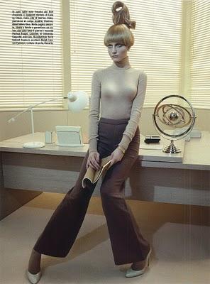 Wig craze: Charlotte di Calypso by Miles Aldridge for Vogue Italia October 2010