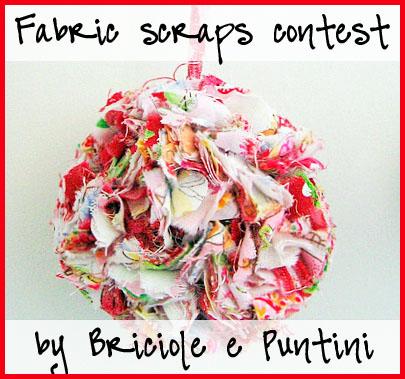 Briciole e Puntini - fabric scrap contest