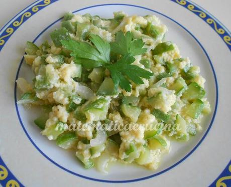 Zucchine con Uova e Formaggio- Cucuzzielli Caso e Ova