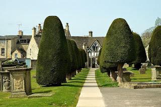 Painswick, Gloucestershire e gli alberi di tasso