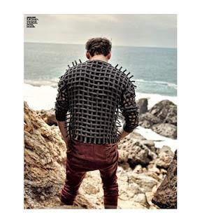 Anton Yelchin Dons in Dolce & Gabbana su Interview Russia