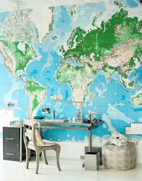 A MAP WALL