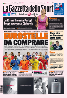 Ecco le prime pagine del Corriere dello Sport – Tuttosport – Gazzetta