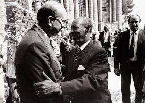 Bettino Craxi e Siad Barre