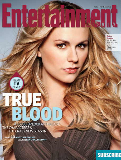 Il Cast di True Blood sulla cover di Entertainment Weekly Magazine