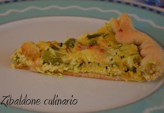 Torta salata con ricotta al curry