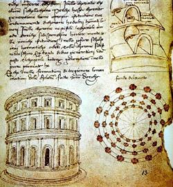 francesco di giorgio martini, teatro romano-pianta e alzato, bibl.laurenziana firenze Il Rinascimento matematico e le città ideali: Urbino, Baltimora, Berlino