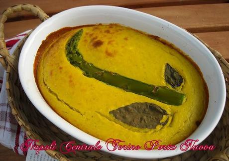 Flan di asparagi al curry