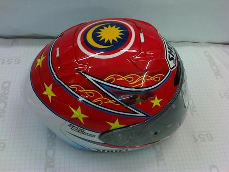 Shoei X-Spirit II Z.Khairuddin 2012 by Zaki Designs Shoei X-Spirit II Z.Khairuddin 2012 by Zaki Designs