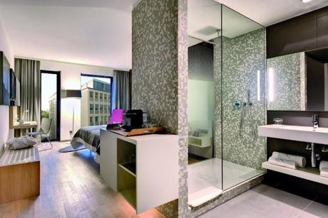 Arredamento design bagno doccia in camera da letto Kaldewei