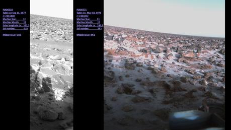 Viking Lander 2: a proposito di neve su Marte
