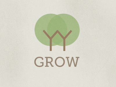 grow minimal logo