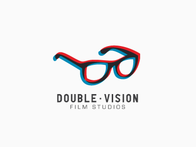 double vision minimal logo