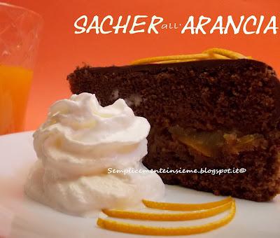Torta Sacher all'arancia