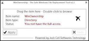 Accedere a file e cartelle con WinOwnership