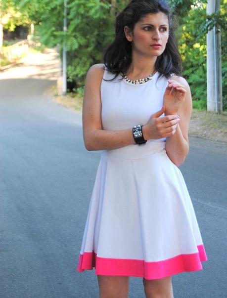 Outfit: White and Pink