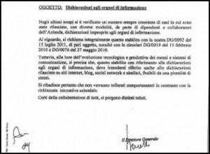 La lettera della dirigenza Rai a giornalisti e collaboratori No a Facebook e Twitter in Rai: i giornalisti non ci stanno