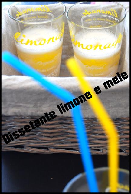 Succo dissetante di limone e mele