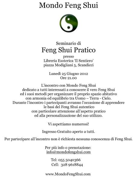 SeminariFeng Shui, Corsi feng shui di Mondo Feng Shui 